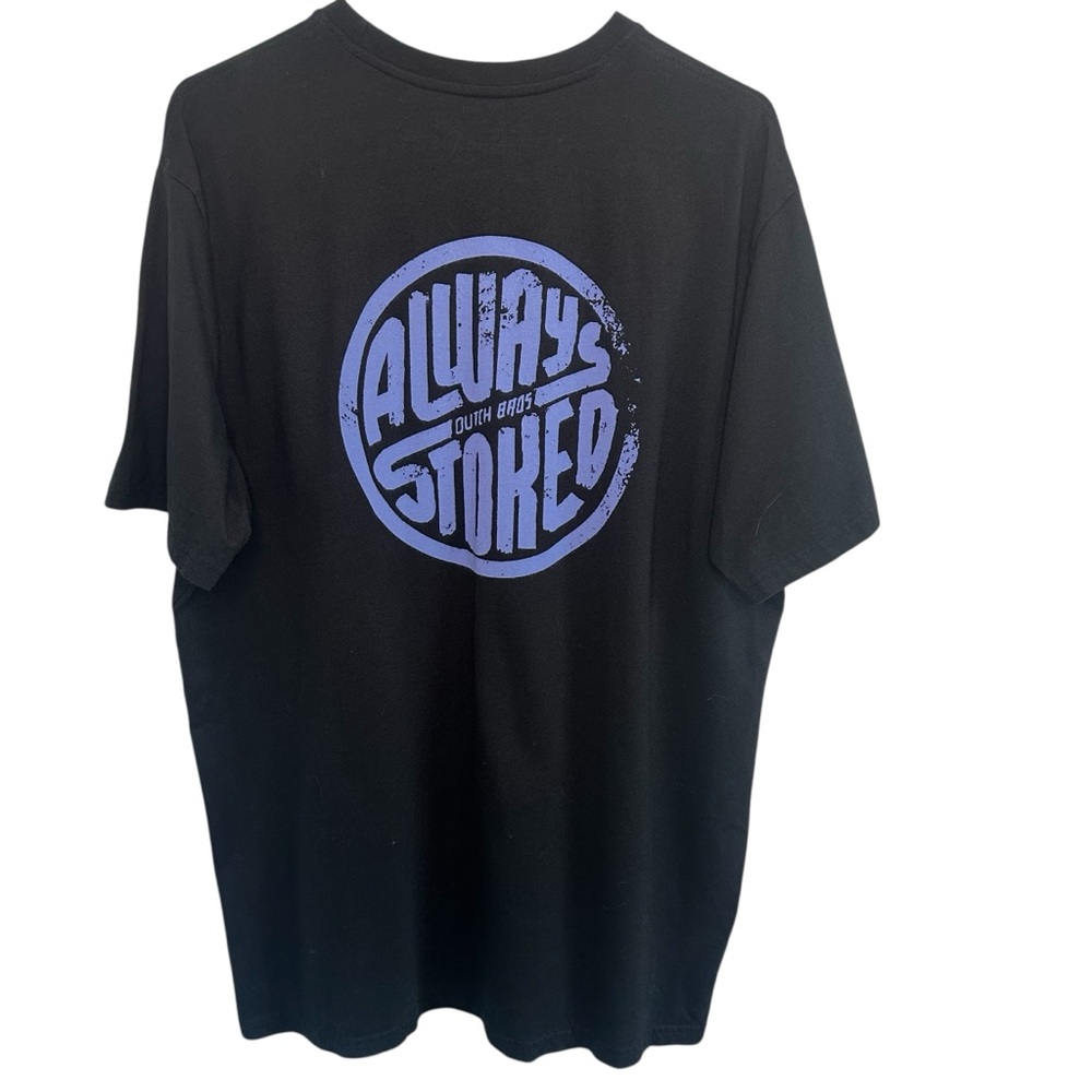 Dutch Bros XL Black + Purple “Always Stoked” SB 1992